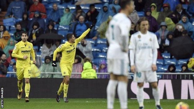 Villarreal win in the Santiago Bernabéu