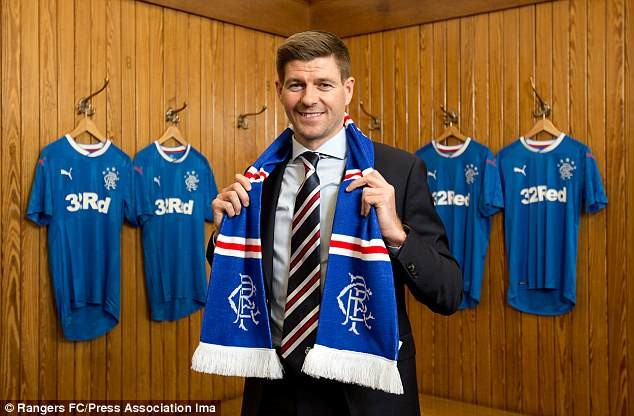 Gerrard, with Rangers